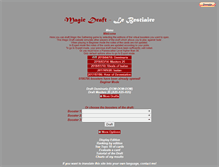 Tablet Screenshot of draft.bestiaire.org